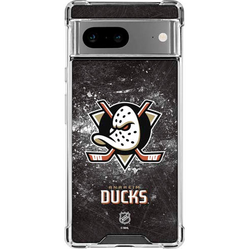NHL Anaheim Ducks Iced Google Pixel 8 Clear Case